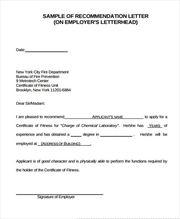 reference letter sample for employee pdf