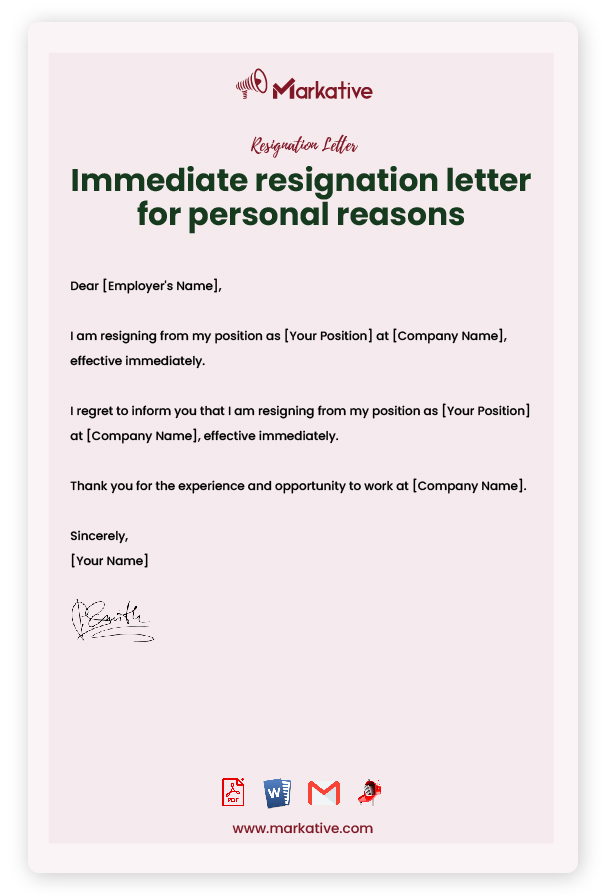 Understanding the Implications of a Resignation Effective Immediately
