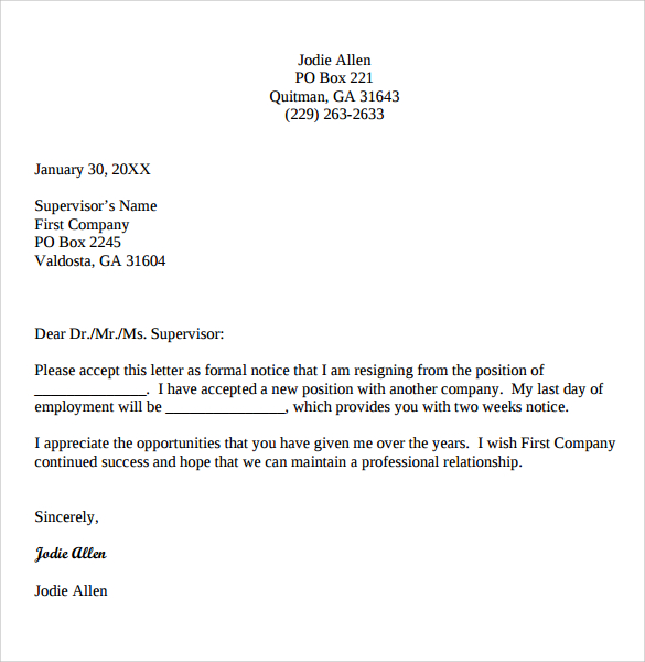 Crafting the Perfect Resignation: A Comprehensive Resignation Email Template Sample
