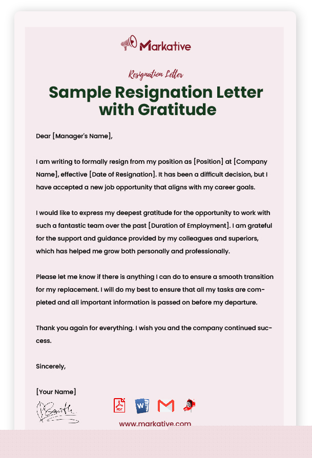 Crafting a Resignation Letter with Gratitude: How to Leave on a Positive Note