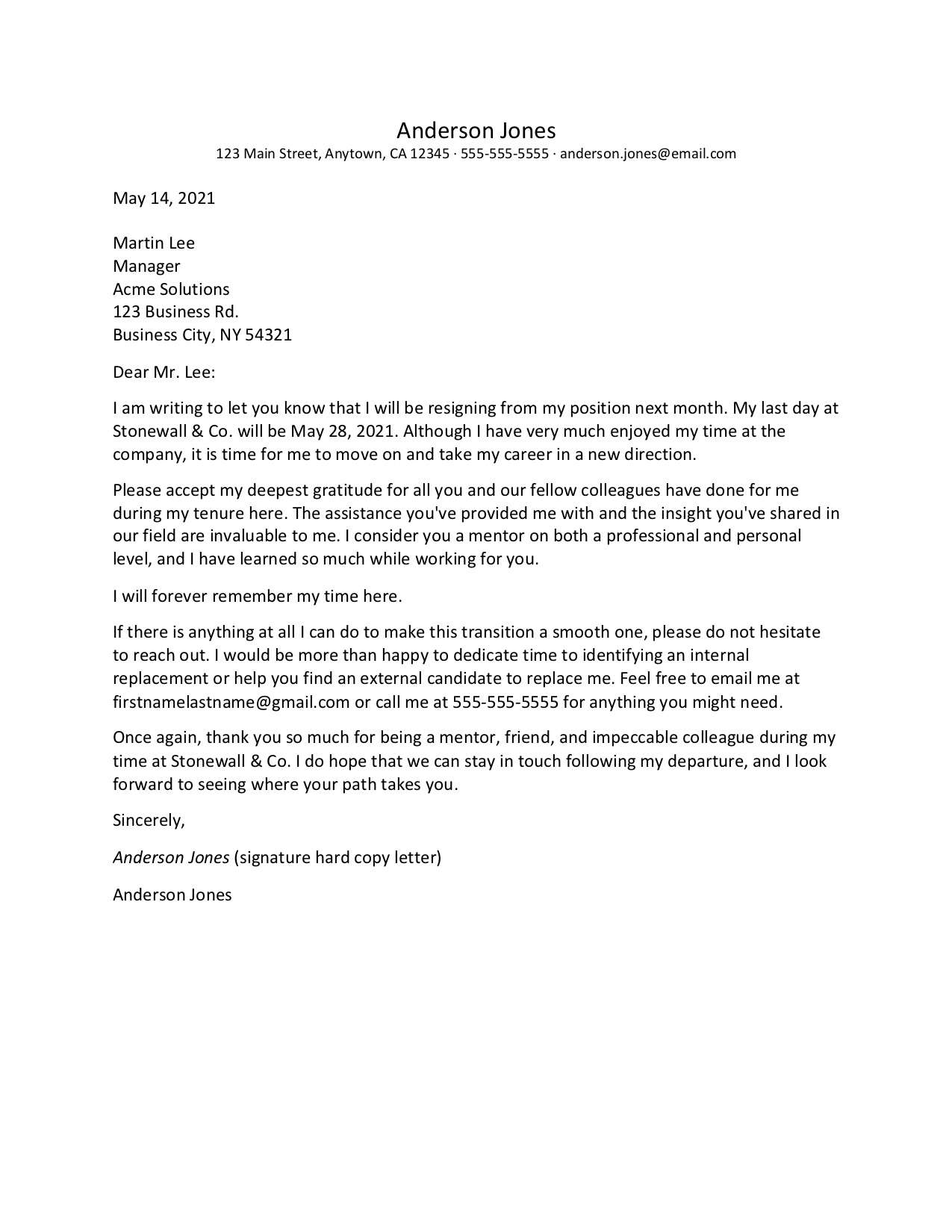 Crafting a Professional Exit: The Importance of a Respectful Resignation Letter
