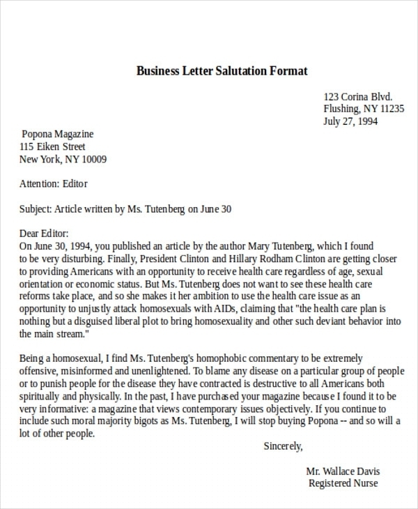 Exploring Effective Communication: Sample Salutations for Letters