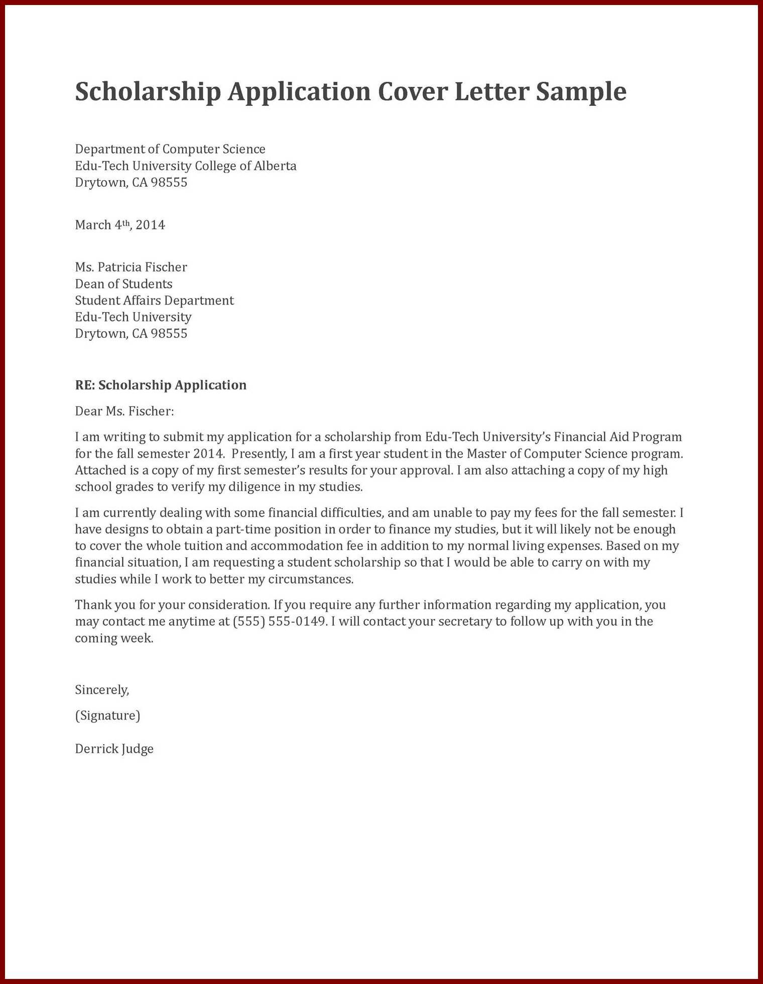 Crafting a Winning Scholarship Letter for Student Success