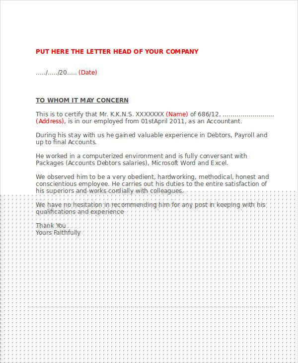 Understanding Service Letter Format: Your Guide to Proper Documentation