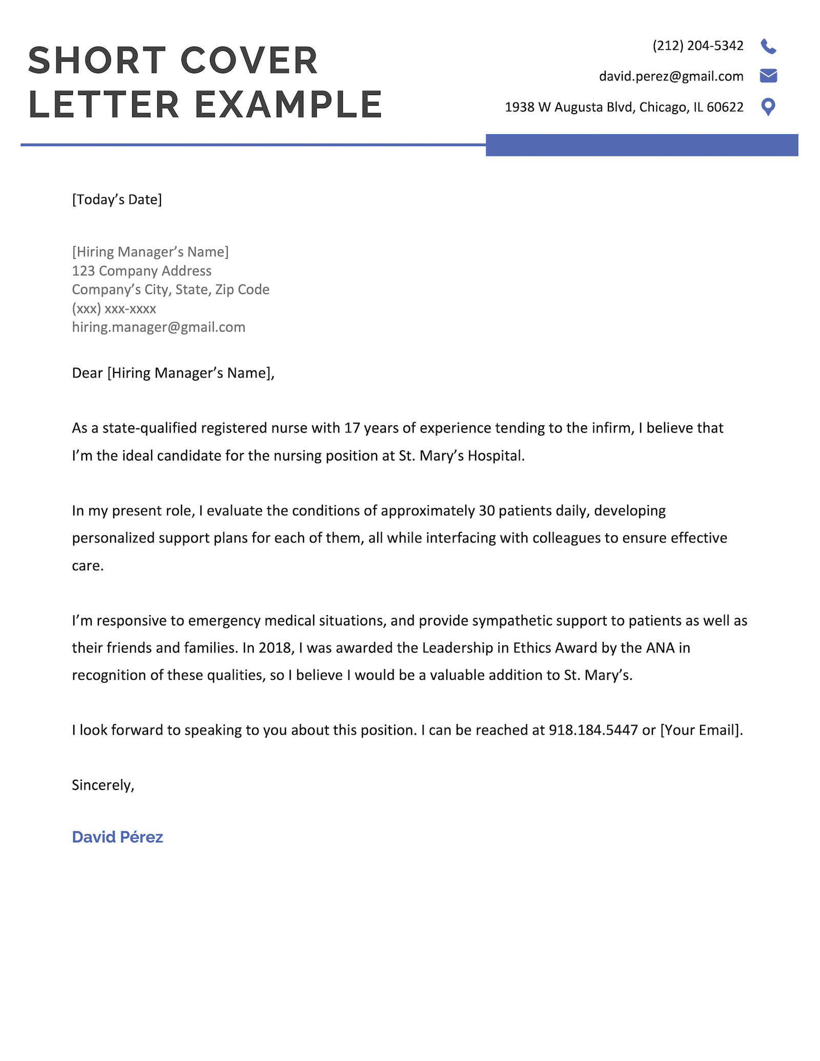 Top 10 Short Cover Letter Examples to Inspire Your Application