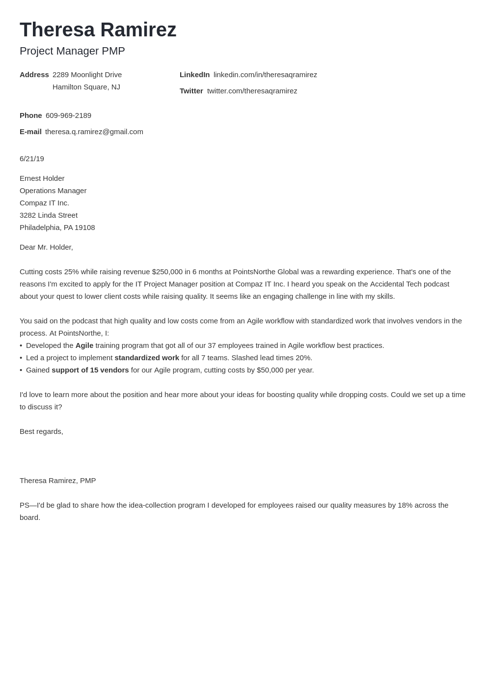 should cover letters be double spaced