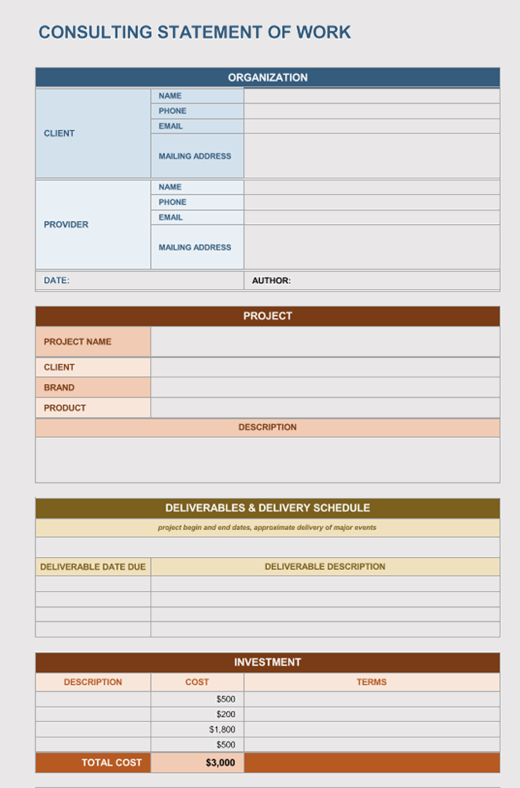 Essential Guide to Creating an Effective SOW Template Word