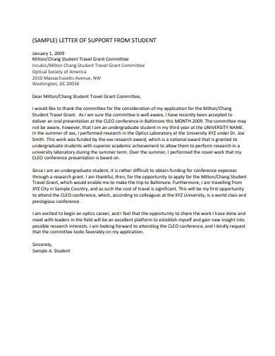 How to Craft an Effective Supporting Letter for Student Success