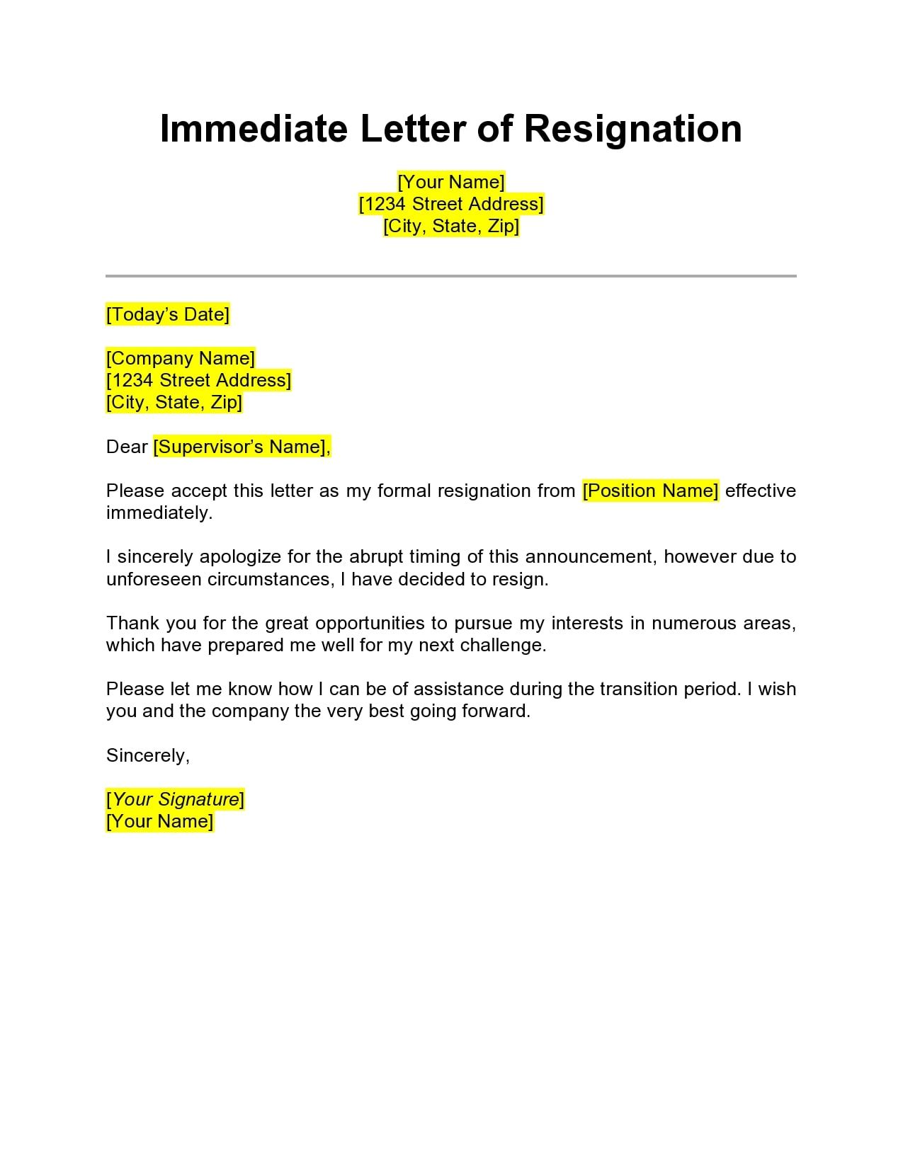 How to Write an Urgent Resignation Letter: Essential Tips and Templates