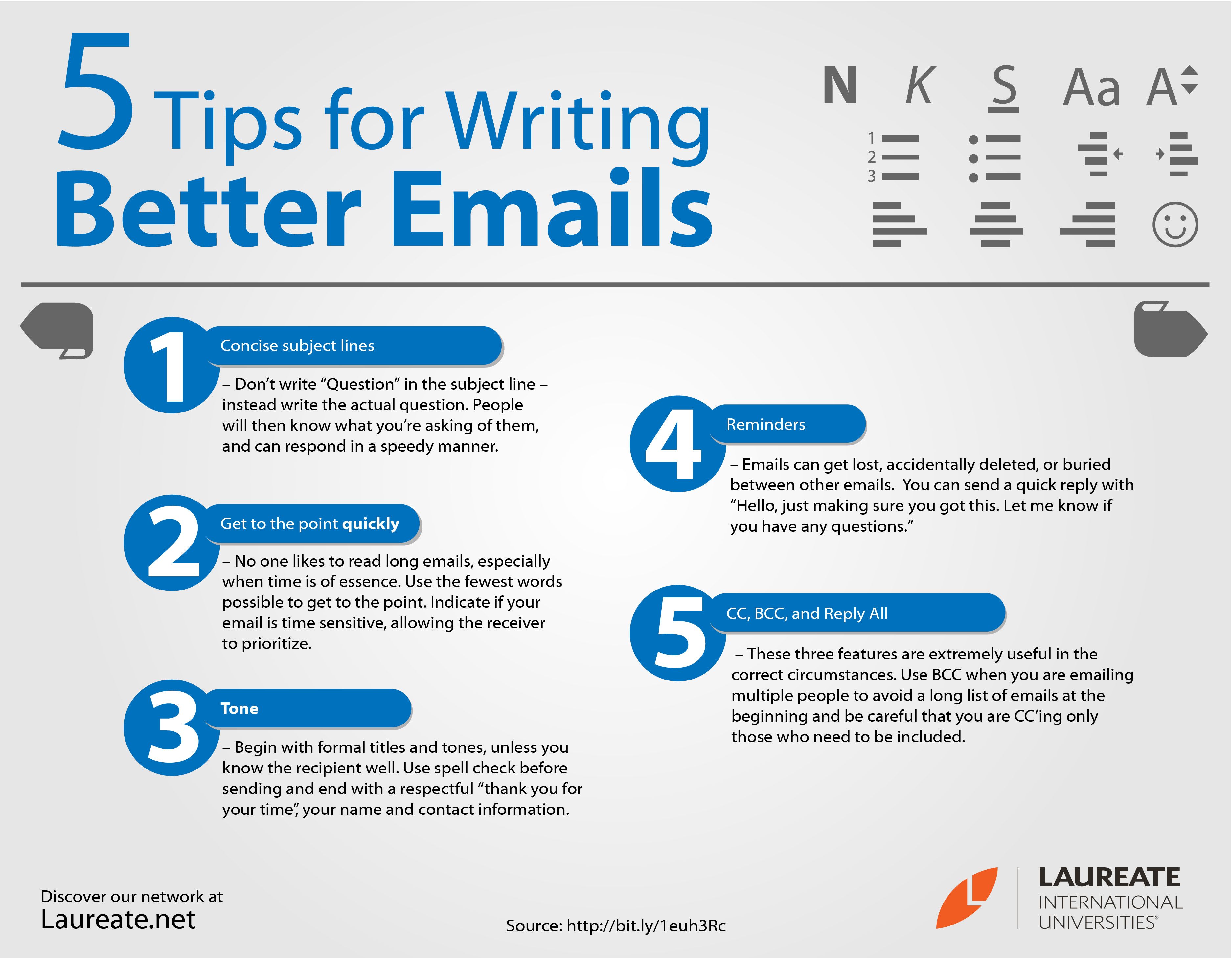 watch tips for writing business emails