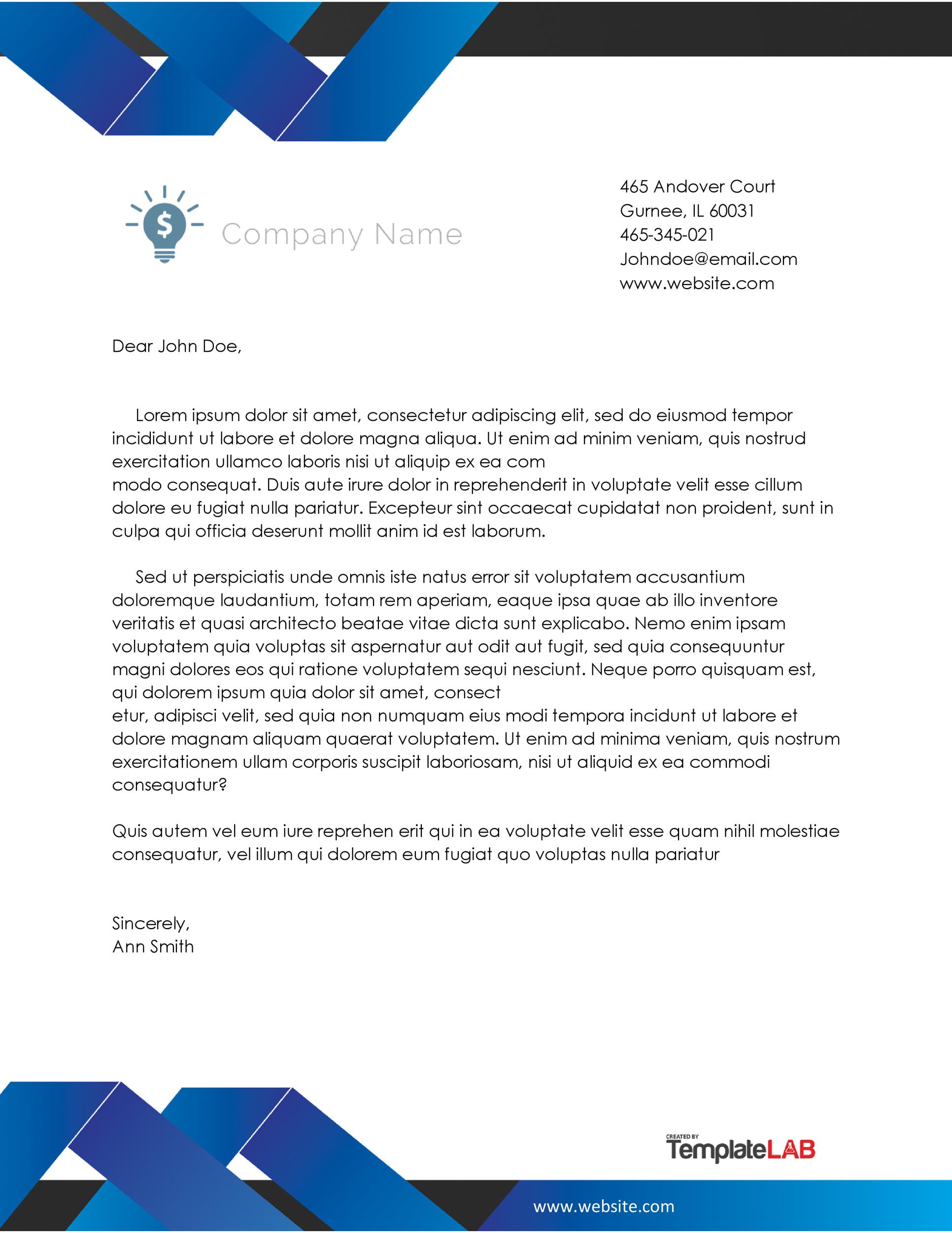 what is a company letterhead