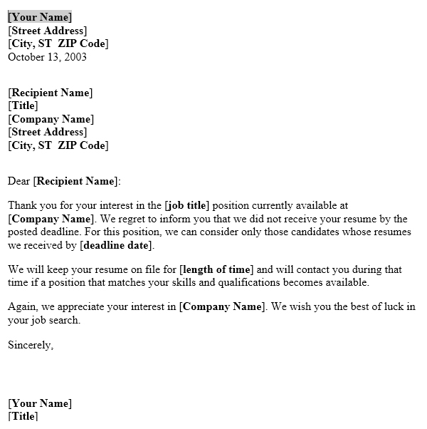 who is the recipient of a letter