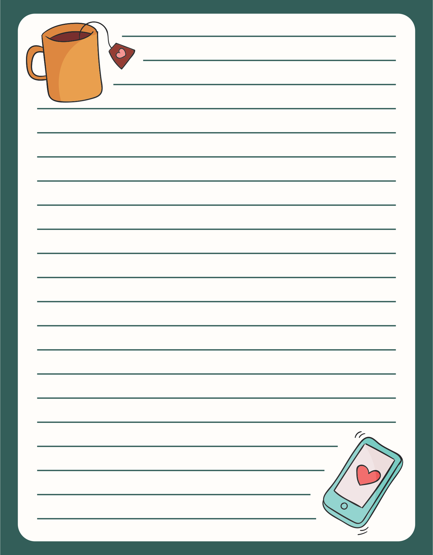 Crafting Your Thoughts: The Ultimate Writing Letter Template Printable